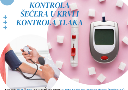 Kontrola tlaka i šećera u krvi