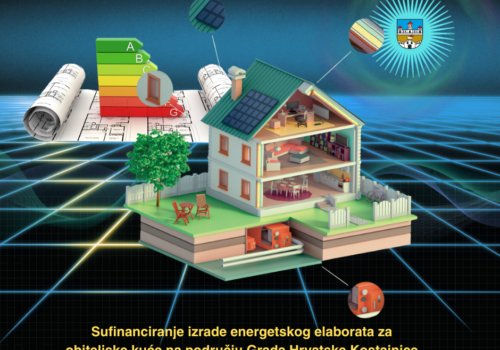 Javni poziv za sufinanciranje izrade izvješća o energetskom pregledu i energetskog certifikata za obiteljske kuće a području Grada Hrvatske Kostajnice