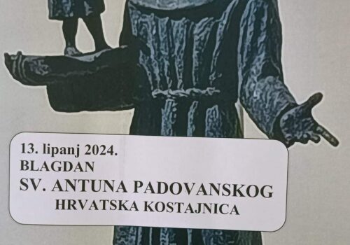 RASPORED SV.MISA NA BLAGDAN SVETOG ANTUNA PADOVANSKOG