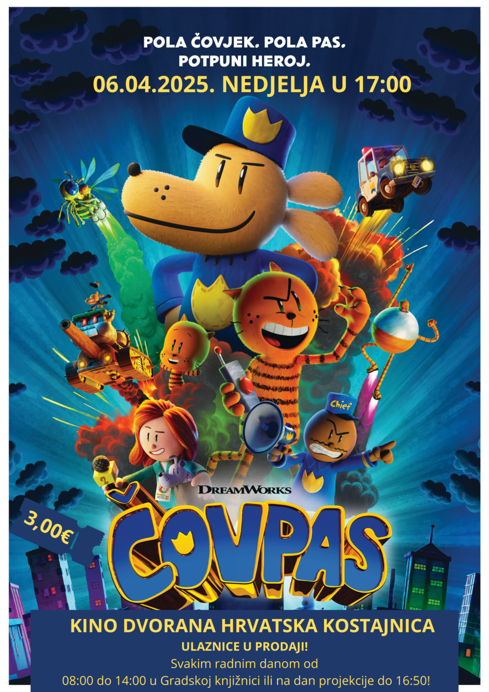 Prikazivanje filma- ČOVPAS