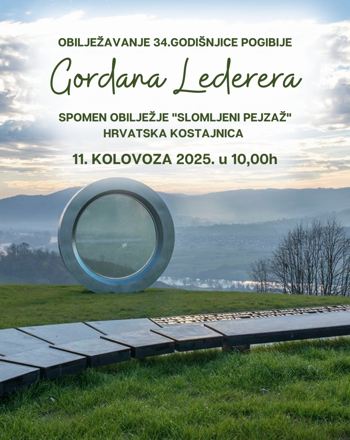 34. godišnjica pogibije Gordana Lederera