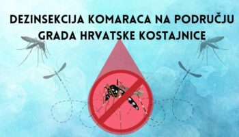 OBAVIJEST O DEZINSEKCIJI KOMARACA NA PODRUČJU GRADA HRVATSKE KOSTAJNICE